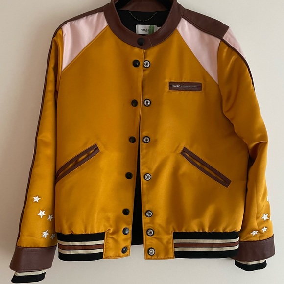 Coach 1941 Space Cruisers Leather Trim Bomber Jacket - Picture 3 of 14